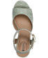 Фото #4 товара Women's Townsonn Memory Foam Block Heel Dress Sandals, Created for Macy's