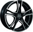 Фото #1 товара Колесный диск литой OZ Adrenalina matt black polished 7.5x16 ET35 - LK5/112 ML75