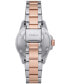 ფოტო #2 პროდუქტის Women's Blue Dive Three-Hand Two-Tone Stainless Steel Watch 36mm