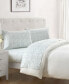 Фото #6 товара Постельное белье Tahari home Flora из 100% хлопкового фланелевого 4-х предметный комплект на двуспальную кровать.