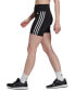 ფოტო #6 პროდუქტის Women's Training Essentials 3-Stripes High-Waisted Short Leggings