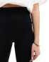 ASOS DESIGN seamless sculpting ribbed legging in black