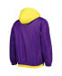ფოტო #3 პროდუქტის Men's Purple Los Angeles Lakers The Triple Double Full-Zip Hoodie Jacket