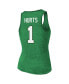 Women's Jalen Hurts Kelly Green Philadelphia Eagles Name Number Tri-Blend Tank Top