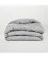 Фото #1 товара Luxeweave Linen Duvet Cover, Full & Queen, 90x90