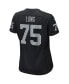 ფოტო #2 პროდუქტის Women's Howie Long Black Las Vegas Raiders Game Retired Player Jersey