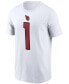 Фото #3 товара Men's Kyler Murray White Arizona Cardinals Name and Number T-shirt