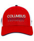 ფოტო #4 პროდუქტის Men's Red Columbus Blue Jackets Authentic Pro Rink Trucker Adjustable Hat