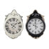 Настенное часы DKD Home Decor Белый Чёрный Стеклянный Железо 61 x 6 x 89 cm (2 штук)