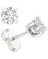 Фото #2 товара Diamond Solitaire Stud Earrings (5/8 ct. t.w.) in 14k Gold