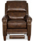 Фото #4 товара Arianlee Leather Push Back Recliner, Created for Macy's