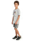 ფოტო #2 პროდუქტის Big Boys Short-Sleeve Baseball Mascot Graphic Heather T-Shirt