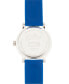 Фото #3 товара Men's Marvel's Classic Captain America Blue Strap Watch 44mm