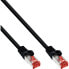 Фото #2 товара InLine Patch Cable S/FTP PiMF Cat.6 250MHz copper halogen free black 15m