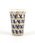 Фото #2 товара Glass Rattan Tumbler, 4 Piece Set