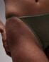 Фото #4 товара Topshop mesh cheeky brief in khaki