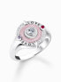 Thomas Sabo TR2447-390-9-56 Silver signet ring w. heart and stones