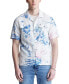 Фото #1 товара Men's Salaman Printed Short Sleeve Button-Front Camp Shirt