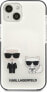 Karl Lagerfeld Etui Karl Lagerfeld KLHCP13STPEKCW Apple iPhone 13 mini hardcase biały/white Karl&Choupette