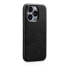 Фото #5 товара Чехол для смартфона ICARER iPhone 14 Pro Max магнитный с возможностью беспроводной зарядки MagSafe из премиальной кожи Oil Wax Premium Leather чёрный.