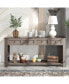 Console Table/Sofa Table With Storage Drawers And Bottom Shelf For Entryway Hallway