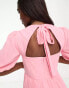 Фото #6 товара Anaya Bridesmaid tie back maxi dress in candy pink