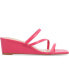 ფოტო #2 პროდუქტის Women's Takarah Strappy Asymmetrical Wedge Sandals