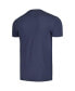 ფოტო #3 პროდუქტის Men's Navy Distressed Bronco Brass Tacks T-shirt