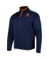 Фото #3 товара Men's Navy Virginia Cavaliers Rebound Quarter-Snap Jacket