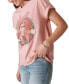 ფოტო #3 პროდუქტის Women's Bowie Cotton Embroidered Graphic T-Shirt