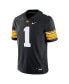 Men's 1 Black Iowa Hawkeyes Game Jersey