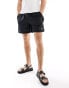 Fred Perry shell shorts in black