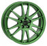 Фото #1 товара Колесный диск литой Alutec Monstr металлический-зеленый 7.5x18 ET40 - LK5/100 ML63.3