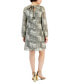 Фото #2 товара Платье женское I.N.C. International Concepts Foil-Print Crinkle Shift, созданное для Macy's