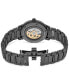 ფოტო #3 პროდუქტის Men's Automatic Presage Black Ion Finish Stainless Steel Bracelet Watch 40mm