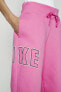 Фото #3 товара Sportswear Phoenix Fleece Yüksek Belli Oversize Kesim Pembe Kadın Eşofman Altı