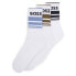 Фото #3 товара BOSS Qs Rib Stripe Cc socks 3 pairs