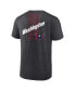 Фото #3 товара Men's Heather Charcoal Washington Capitals Backbone T-shirt