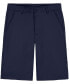 Little Boys Uniform Hunter Flat-Front Stretch Twill Shorts