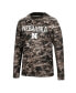 Фото #3 товара Men's Black Nebraska Huskers Mossy Oak SPF 50 Performance Long Sleeve Hoodie T-shirt