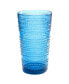 Фото #2 товара Beaded Jumbo Cobalt Glasses, Set of 6