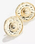 Фото #2 товара DesignB London vintage stud earrings in gold