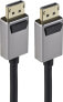SpeaKa Professional DisplayPort Anschlusskabel Stecker Stecker 2.00 m Schwarz - Digital/Display/Video