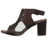 Roper Mika Ii Floral Block Heels Shooties Womens Brown Dress Casual 09-021-0946-