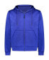 ფოტო #1 პროდუქტის Premium Zip-Up Hoodie for Men with Smooth Silky Matte Finish & Cozy Fleece Inner Lining - Men's Sweater with Hood for Big & Tall