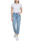 Фото #6 товара Women's High-Rise Slim Straight Jeans
