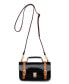 Women's Genuine Leather Snapper Crossbody