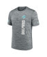 Men's Gray Miami Dolphins 2024 Sideline Velocity Performance T-Shirt