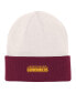 Фото #2 товара Big Boys and Girls Cream, Burgundy Washington Commanders Bone Cuffed Knit Hat