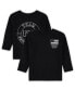 Фото #1 товара Toddler Black Team USA Flag Rings Long Sleeve T-Shirt